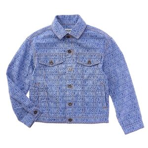 Authentic Moschino Logo Denim Jacket Teen 12 Adult XS